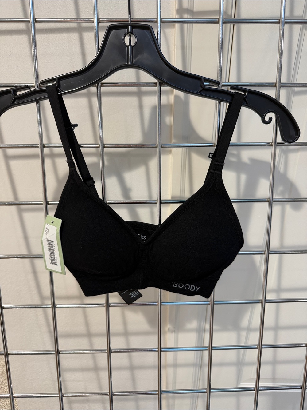BOODY Black Seamless Everyday Wireless Adjustable Bra